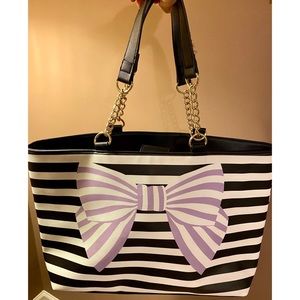 Beautiful Detailed Betsey Johnson Tote Bag
